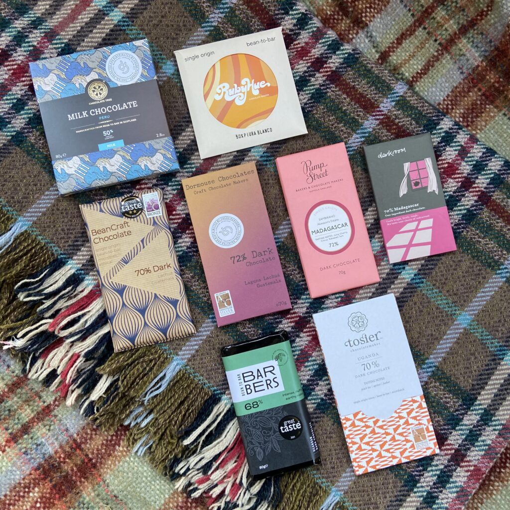 UK makers session at Community Chocolate Tasting Group